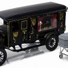 1921 Ford Model T Hearse with Ornate Carved Coffin