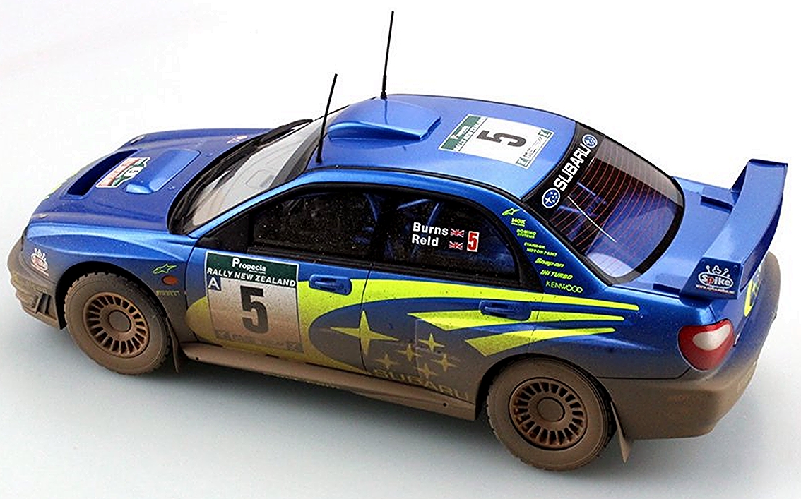 Subaru Impreza S7 WRC Burns / Reid 2001 Rally New Zealand