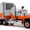 Freight Road Train TNT Refrigerated Services,  Mack Prime Mover, 2 trailers and Dolly