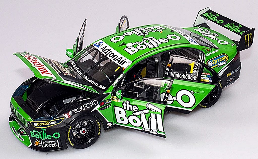 Apex 1/18 Ford Falcon – The Bottle-O Racing #5 – Mark Winterbottom 2017 – NEUF