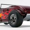 1934 Ford Hot Rod Roadster Brandywine Metallic with Flames - Image 2