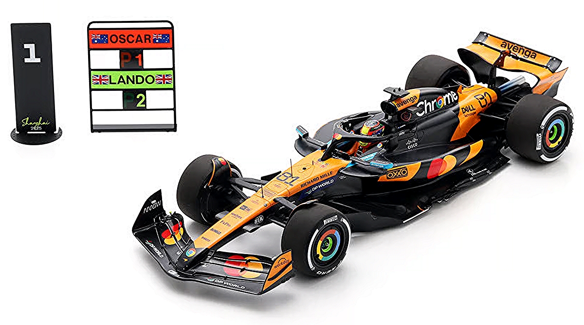 McLaren No.81 McLaren Formula 1 Team - Winner Chinese GP 2025 - Oscar Piastri