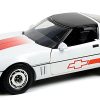 1988 Chevrolet Corvette C4 - White with Orange Stripes - Corvette Challenge Race Car