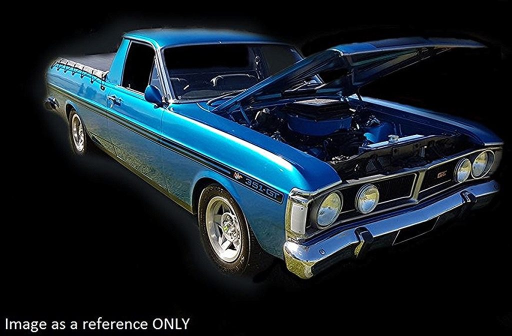 Ford Falcon XY GT Ute Electric Blue Riverina Model Cars Plus
