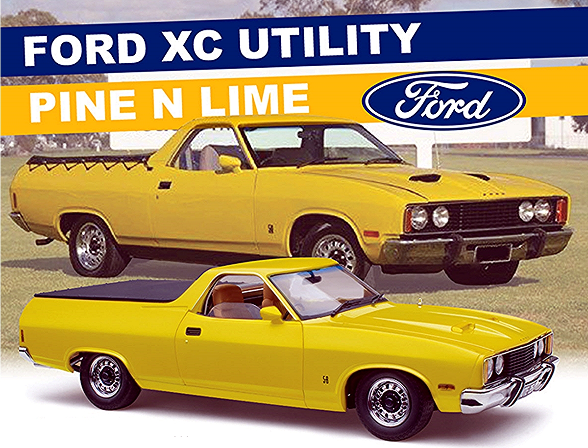 Ford Falcon Xc Ute Gs Pine N Lime Riverina Model Cars Plus