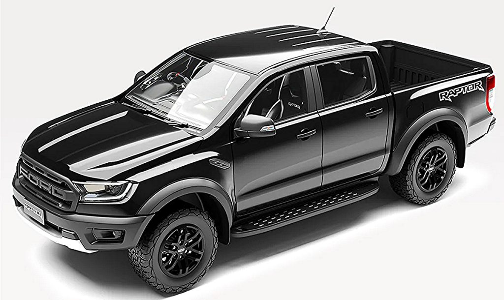 Ford Ranger Raptor Shadow Black Riverina Model Cars Plus