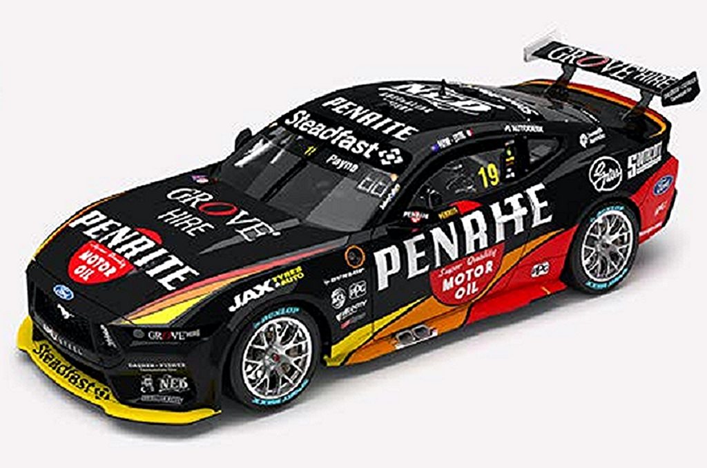 Penrite Racing Merchandise *Penrite Racing #19 Ford Mustang GT 2023 Penrite Oil Sandown 500 Retro ...