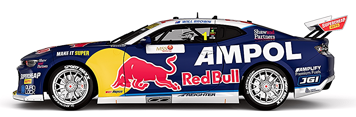 Chevrolet Camaro Red Bull Ampol Racing - Will Brown #1 - 2025 MSS Security Melbourne SuperSprint - Image 4