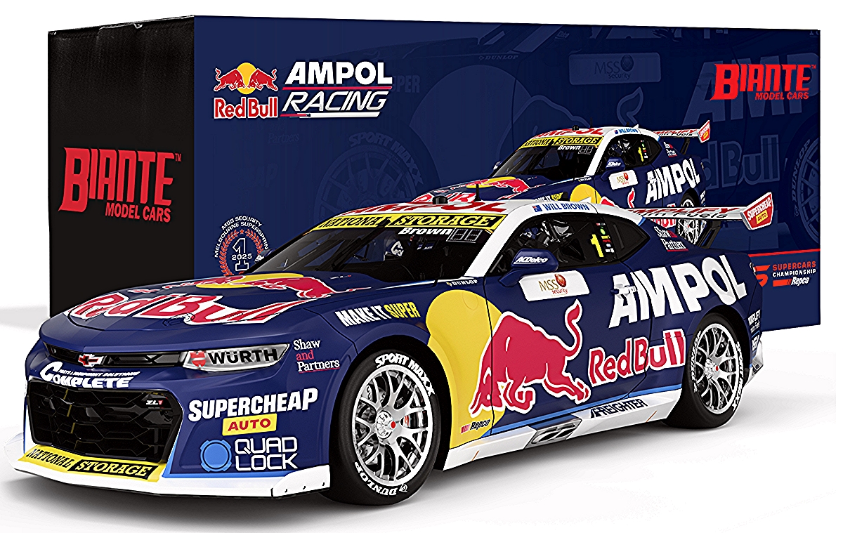 Chevrolet Camaro Red Bull Ampol Racing - Will Brown #1 - 2025 MSS Security Melbourne SuperSprint - Image 2