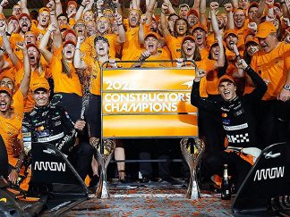*McLaren MCL38 No.4 & No.81 Formula 1 Constructors' Champion 2024 Lando Norris & Oscar Piastri