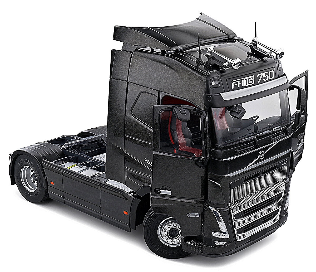2021 Volvo FH16 Globetrotter XL Semi Truck - Black Metallic - Image 3