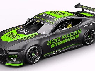 Tickford Racing #300 Ford Mustang GT Cam Waters 300 Races Special Edition Designed by Benjamin Little