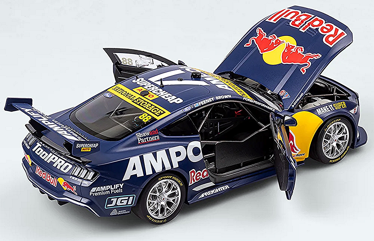 Red Bull Ampol Racing #88 Ford Mustang GT - 2025 Triple Eight / Ford Performance Launch Livery, Will Brown / Broc Feeney - Image 3