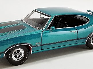 1972 Oldsmobile 442 - (Special Order Paint Code) - Aegean Aqua Metallic with Black Stripes