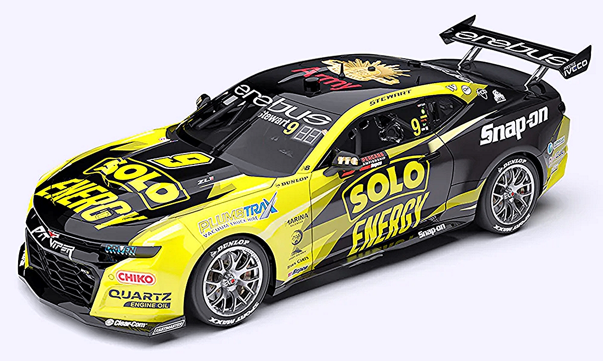 Erebus Motorsport Solo Energy #9 Chevrolet Camaro ZL1 - 2026 Melbourne SuperSprint (AGP) Jobe Stewart