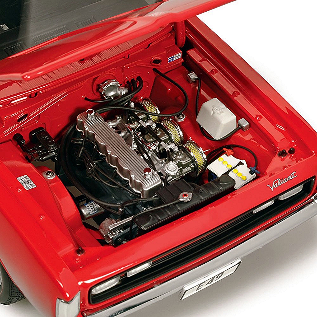 Valiant E49 Charger 'Small Tank' - Vintage Red - Image 6